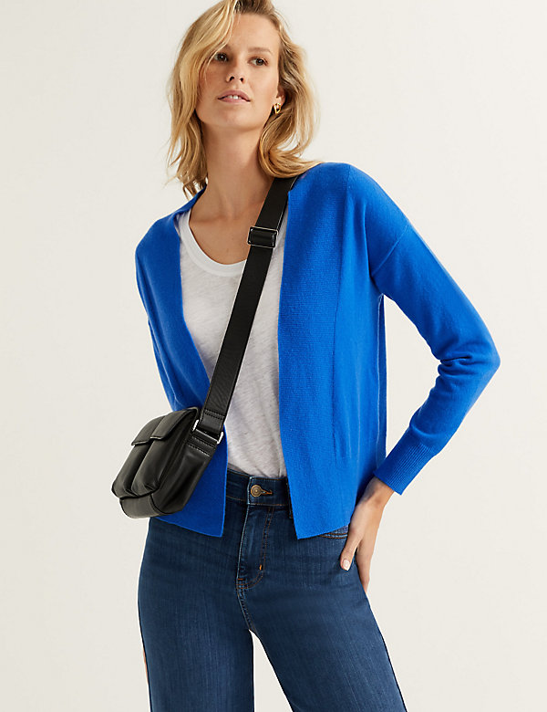 Pure Cashmere Textured Cardigan - KH