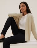 Pure Cashmere Textured Cardigan