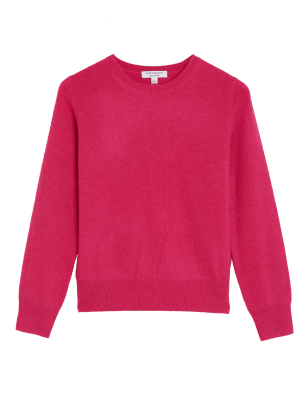 

Womens Autograph Pure Cashmere Crew Neck Jumper - Dark Pink, Dark Pink