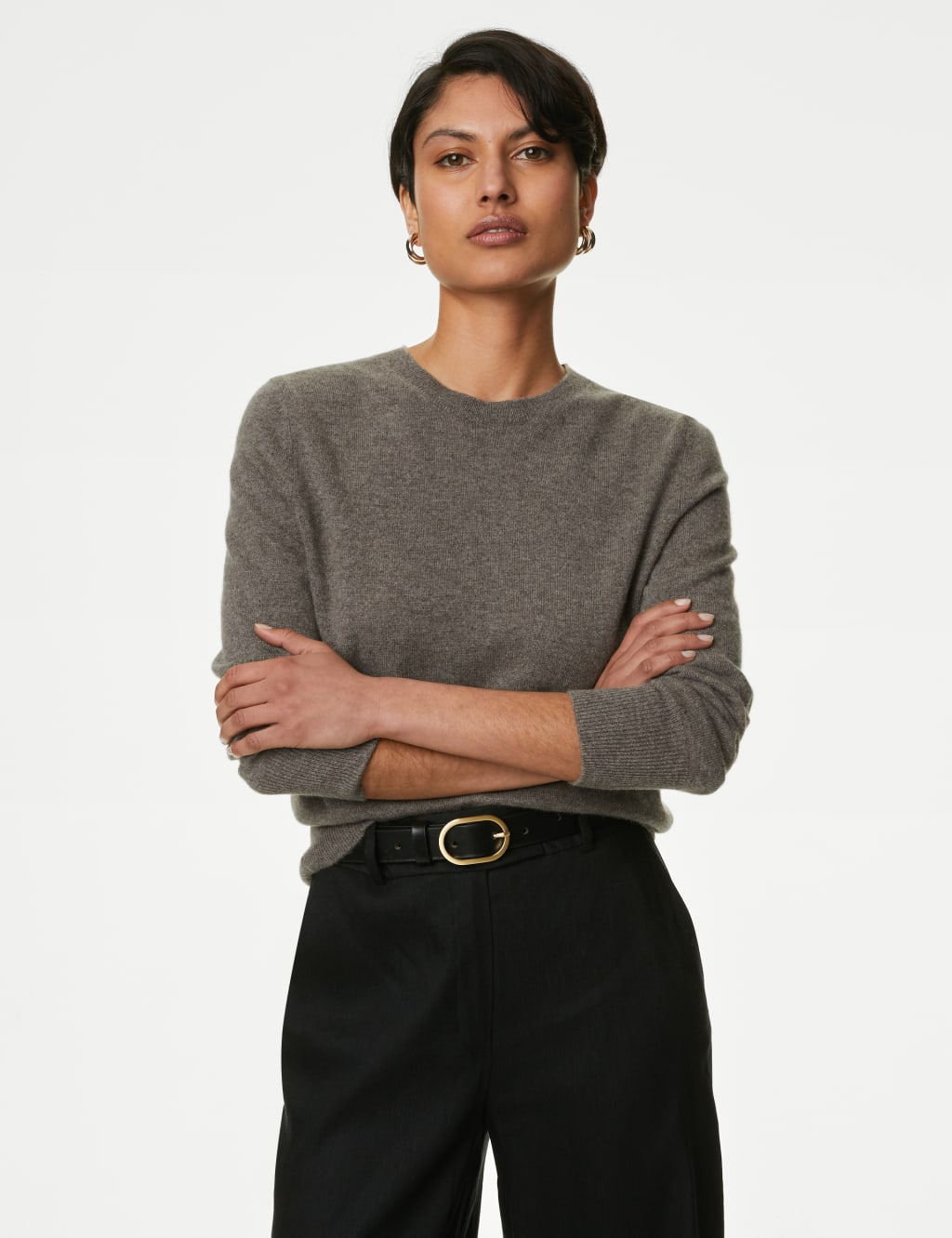 Pure Cashmere Crew Neck Jumper image 4