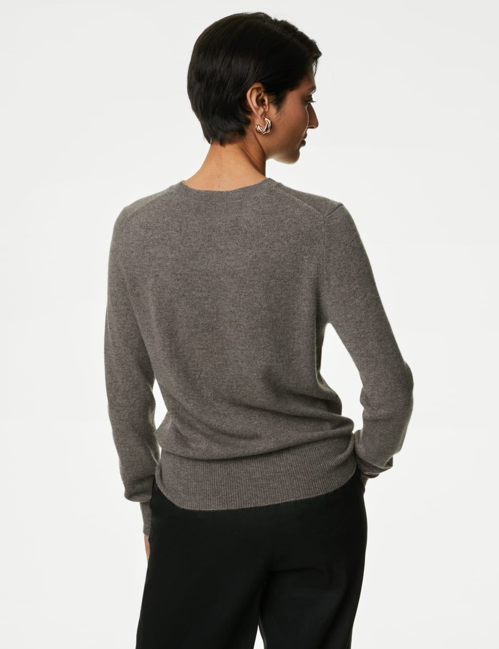 Pure Cashmere Crew Neck Jumper image 5