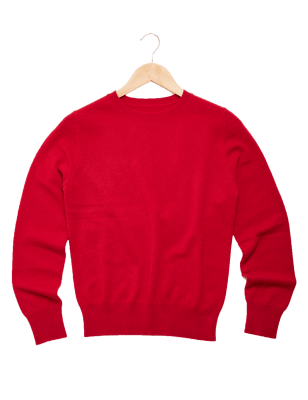 

Womens Autograph Pure Cashmere Crew Neck Jumper - Red, Red