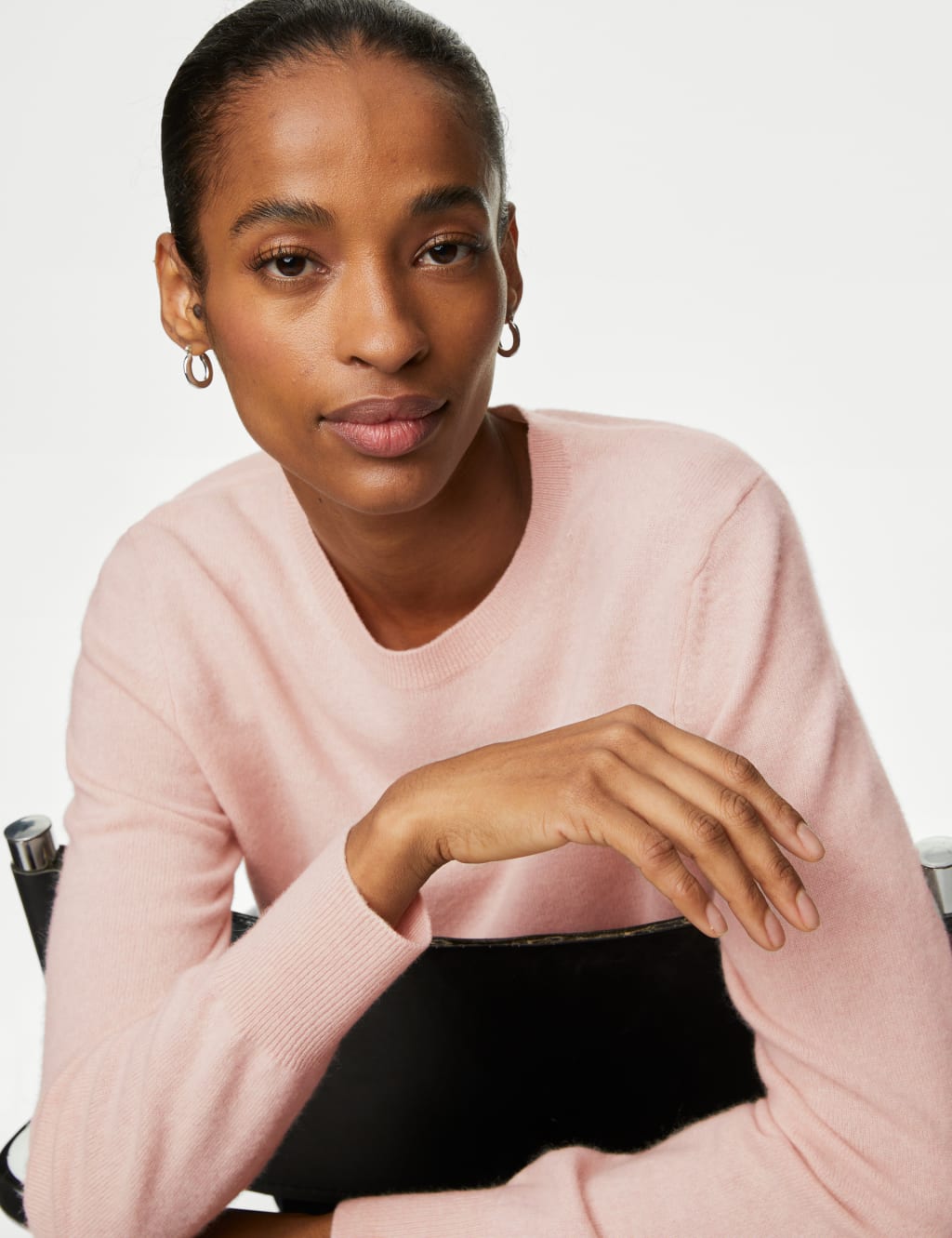 Pink sweater in pure cashmere - Pink