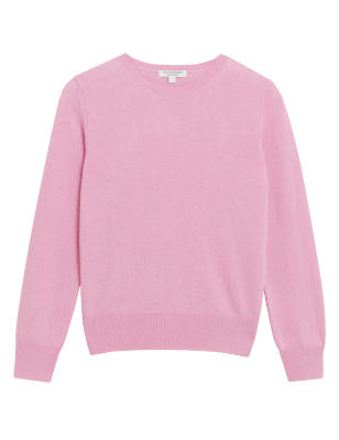 

Autograph Jersey 100% cashmere con cuello redondoWomens - Soft Magenta, Soft Magenta