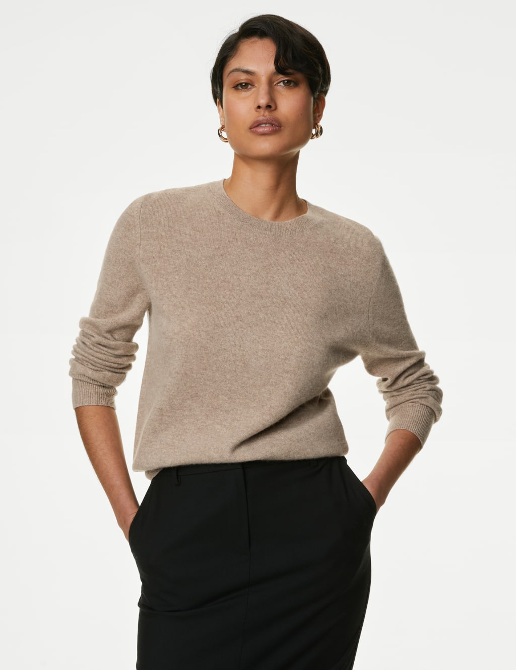 Pure Cashmere Crew Neck Jumper image 3