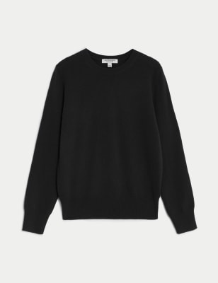 Pure Cashmere Crew Neck Jumper | M&S US