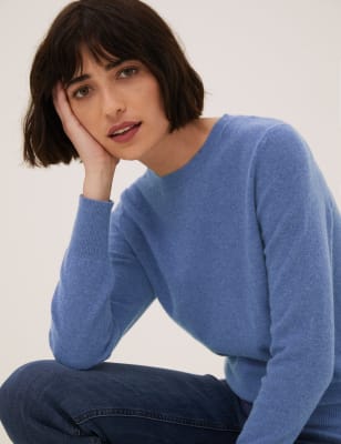 

Womens Autograph Pure Cashmere Crew Neck Jumper - Hyacinth, Hyacinth