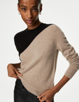 Marks and spencer colour block clearance jumper