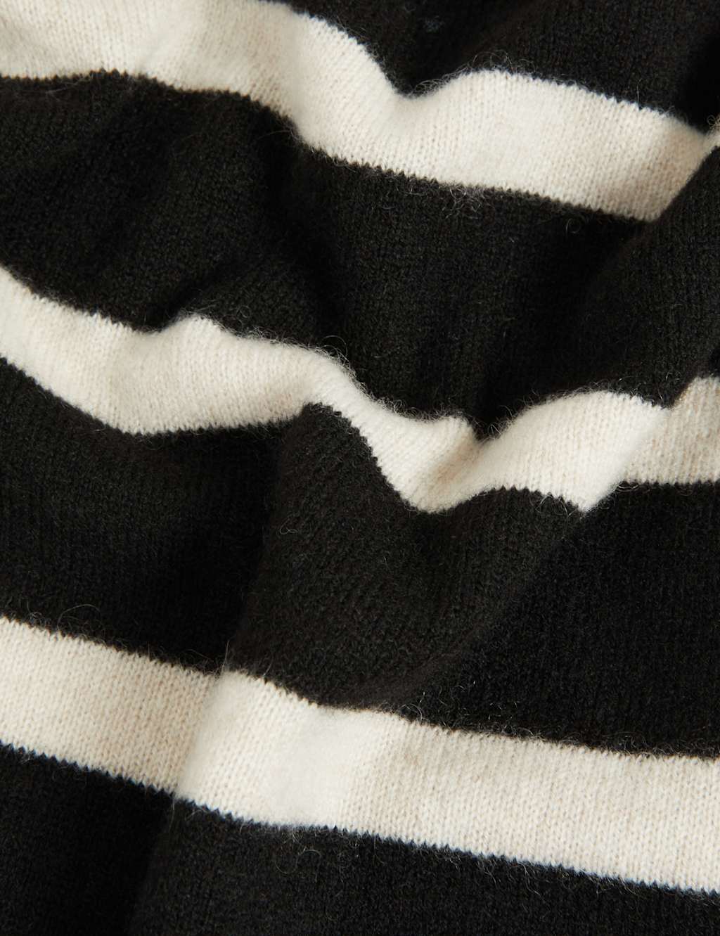 Pure Cashmere Striped Crew Neck Jumper image 5