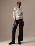 Pure Cashmere Star Crew Neck Jumper