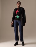 Pure Cashmere Star Crew Neck Jumper