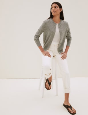 Marks and spencer hot sale white cardigan