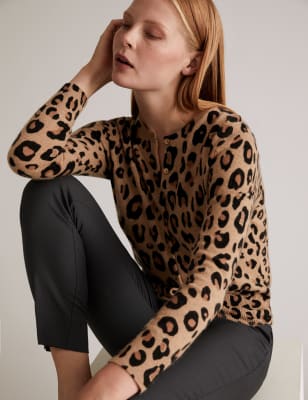 animal print knitwear