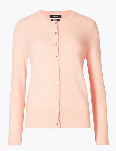 Pure Cashmere Button Through Cardigan | M&S
