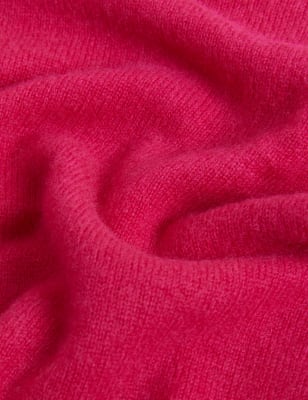 

Womens Autograph Strickjacke mit Rundhalsausschnitt aus reinem Kaschmir - Cerise, Cerise