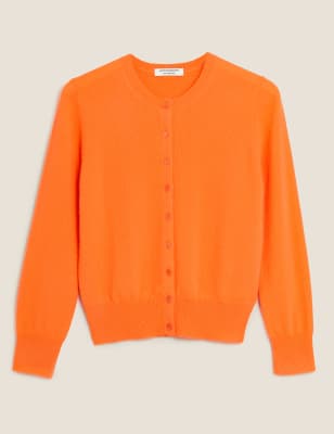 marks and spencer orange cardigan