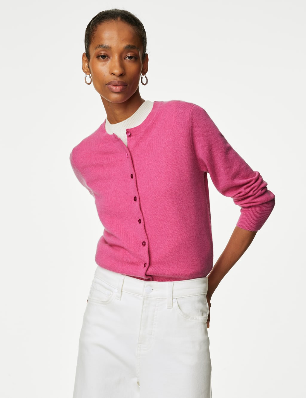 Women's Pink Cardigans | Mu0026S
