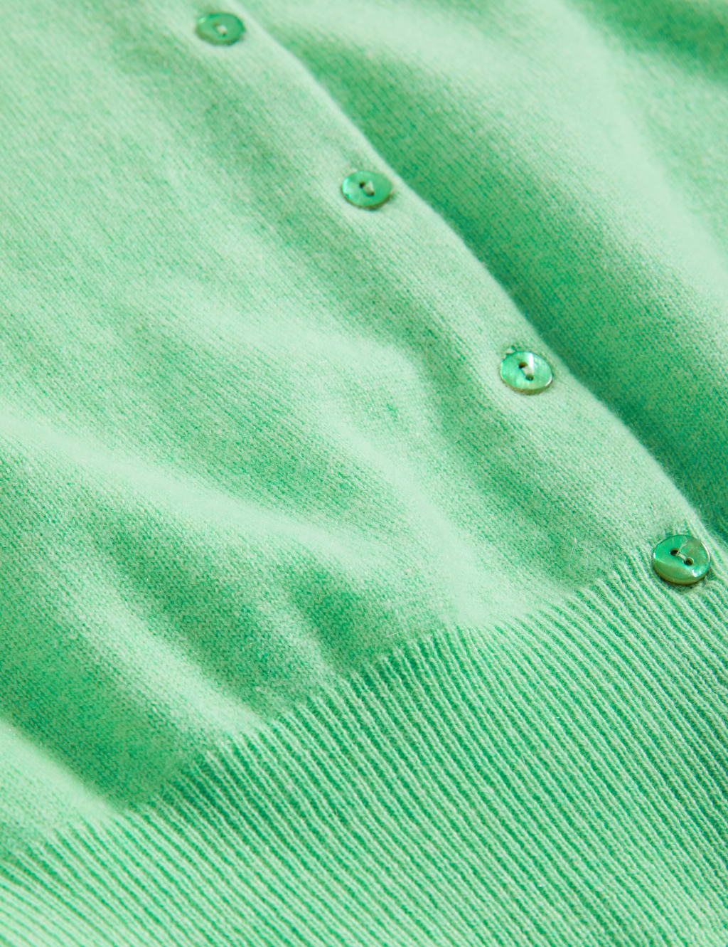 Pure Cashmere Crew Neck Cardigan image 5