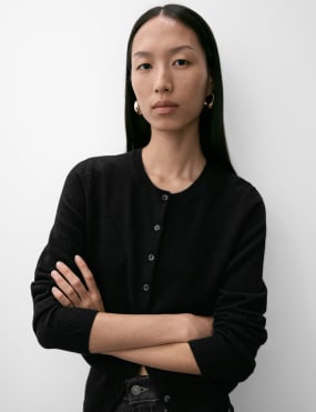 Black Women s Cardigans M S IE