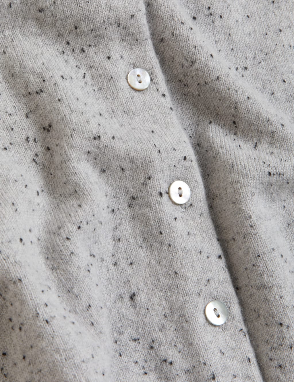 Pure Cashmere Textured Crew Neck Cardigan image 4