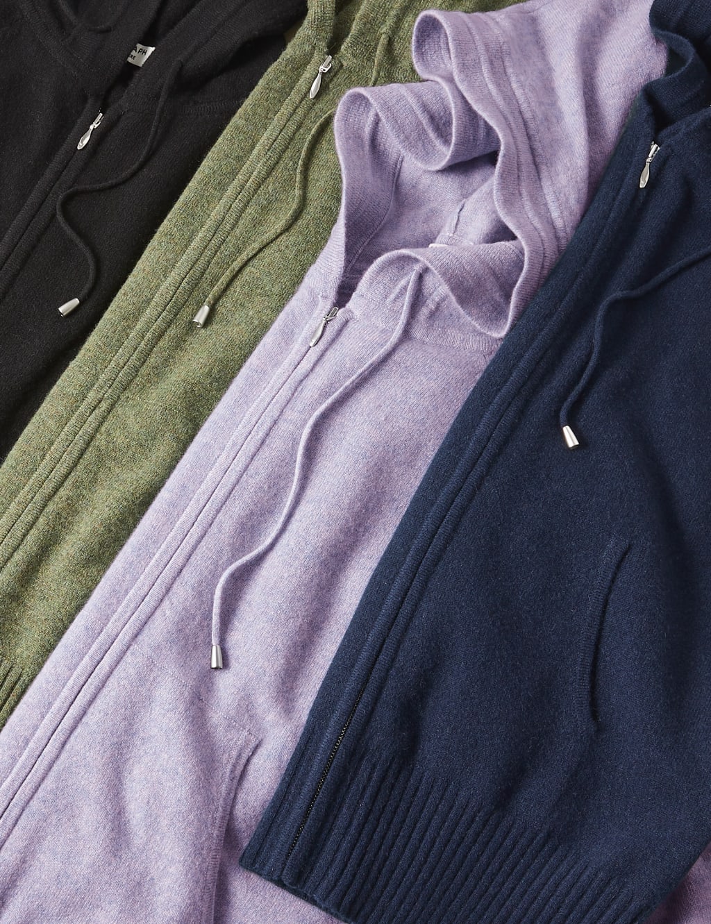 Pure Cashmere Knitted Relaxed Hoodie image 8