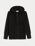 Pure Cashmere Knitted Relaxed Hoodie