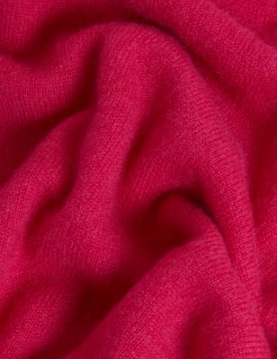 

Autograph Jersey informal 100% cashmere con cuelloWomens - Cerise, Cerise