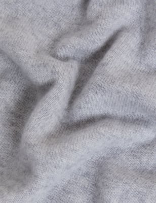 

Womens Autograph Pure Cashmere Collared Relaxed Jumper - Light Grey, Light Grey