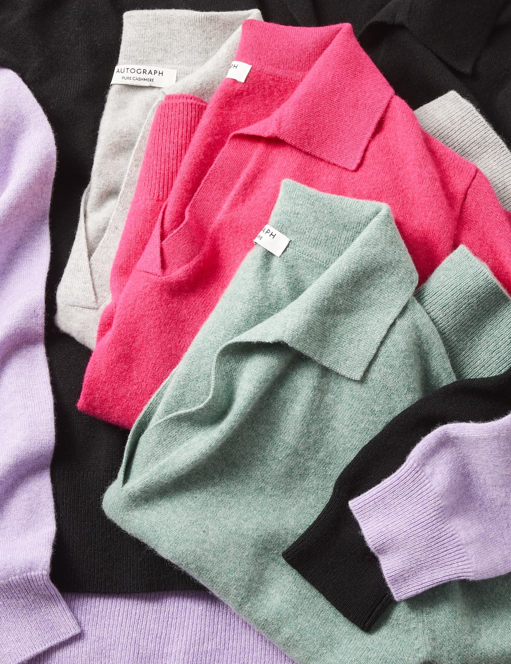 Pure Cashmere Collared Relaxed Jumper image 6