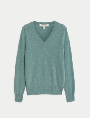 Pure Cashmere V-Neck Jumper