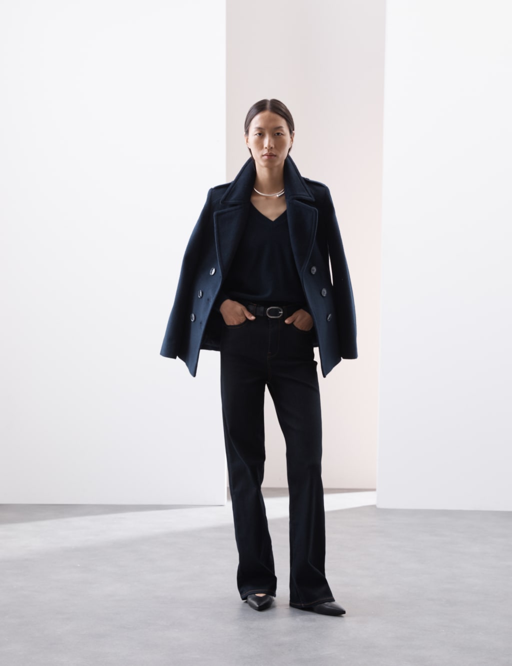 Women's Navy Jumpers | Mu0026S