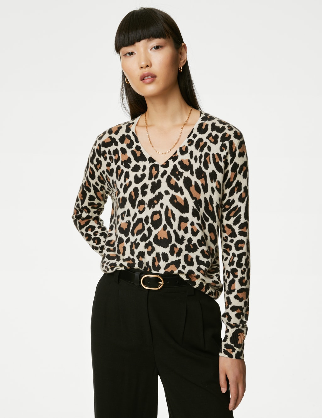 Animal print jumper next sale