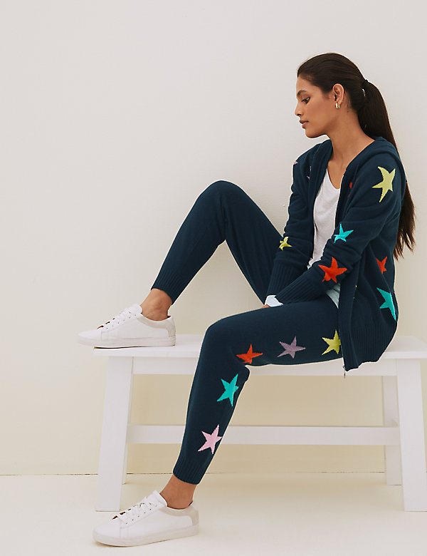 Pure Cashmere Star Joggers