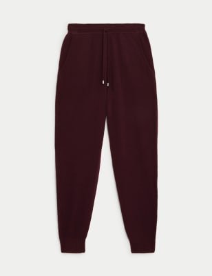 

Womens Autograph Pure Cashmere Tapered Ankle Grazer Joggers - Dark Burgundy, Dark Burgundy