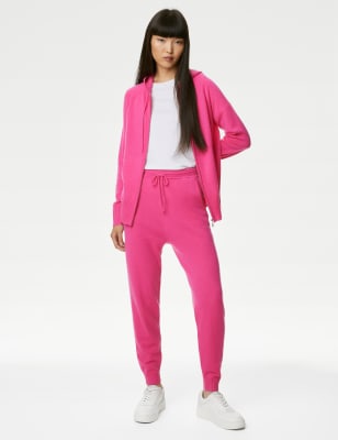 

Womens Autograph Knöchellange, schmal zulaufende Jogginghose aus reinem Kaschmir - Fuchsia, Fuchsia