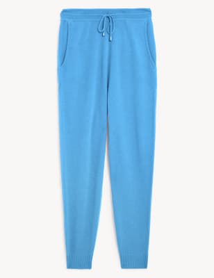 Pure Cashmere Tapered Ankle Grazer Joggers