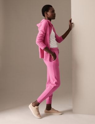 

Autograph Pantalón deportivo tobillero tapered 100% cashmereWomens - Blossom, Blossom