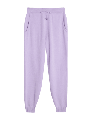 

Womens Autograph Knöchellange, schmal zulaufende Jogginghose aus reinem Kaschmir - Dusted Lilac, Dusted Lilac