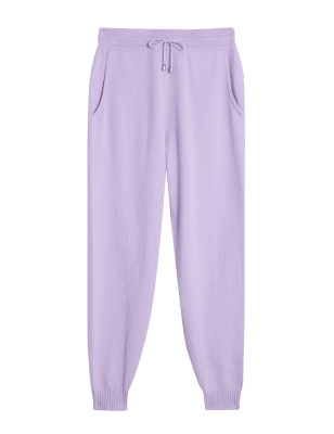 

Womens Autograph Pure Cashmere Tapered Ankle Grazer Joggers - Dusted Lilac, Dusted Lilac