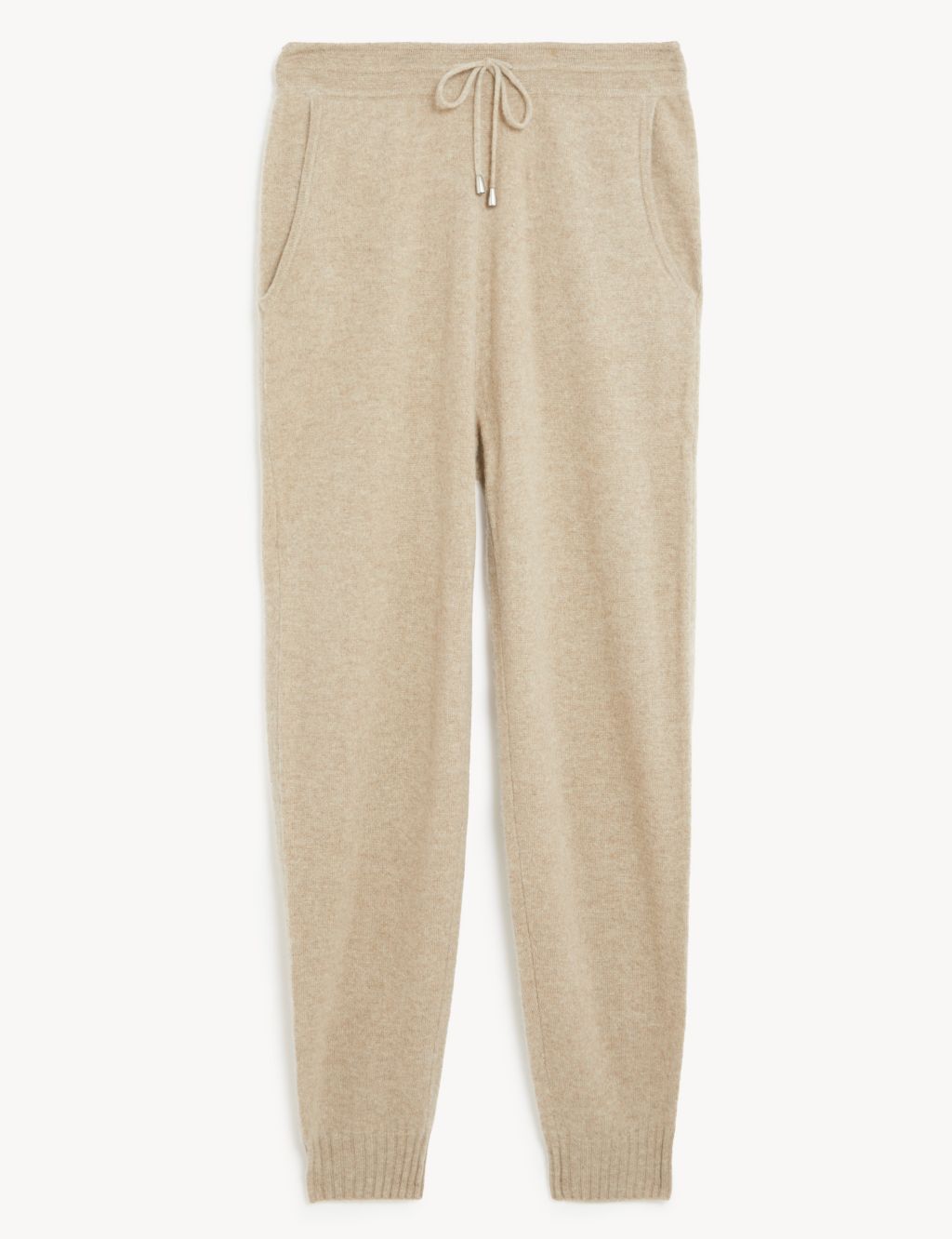 Pure Cashmere Tapered Ankle Grazer Joggers