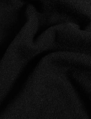 

Womens Autograph Pure Cashmere Relaxed Mini Knitted Dress - Black, Black