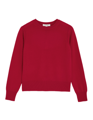 

Womens Autograph Pure Cashmere Crew Neck Jumper - Scarlet, Scarlet