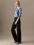 Pure Cashmere Animal Print Crew Neck Jumper