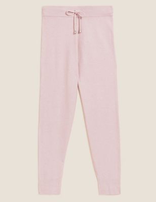 M&S Womens Soft Touch Textured Joggers