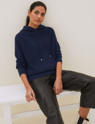 Cashmere hoodie womens store marks and spencer