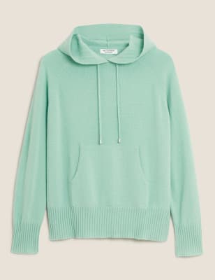 aqua cashmere hoodie