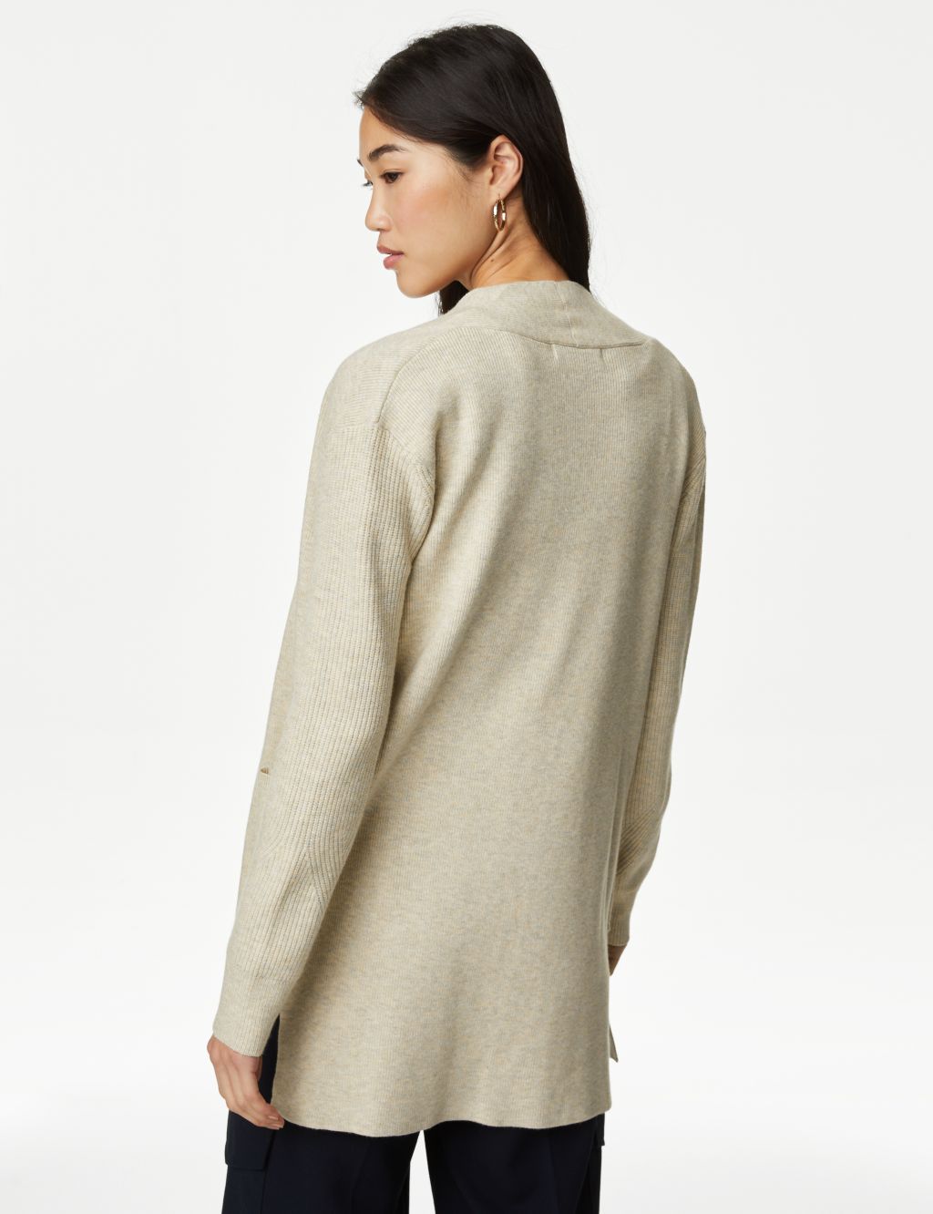 Soft Touch Knitted Longline Cardigan image 5