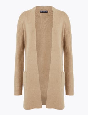 

Womens M&S Collection Soft Touch Knitted Longline Cardigan - Camel, Camel