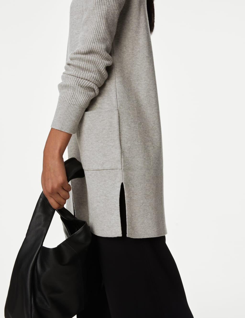 Soft Touch Knitted Longline Cardigan image 2