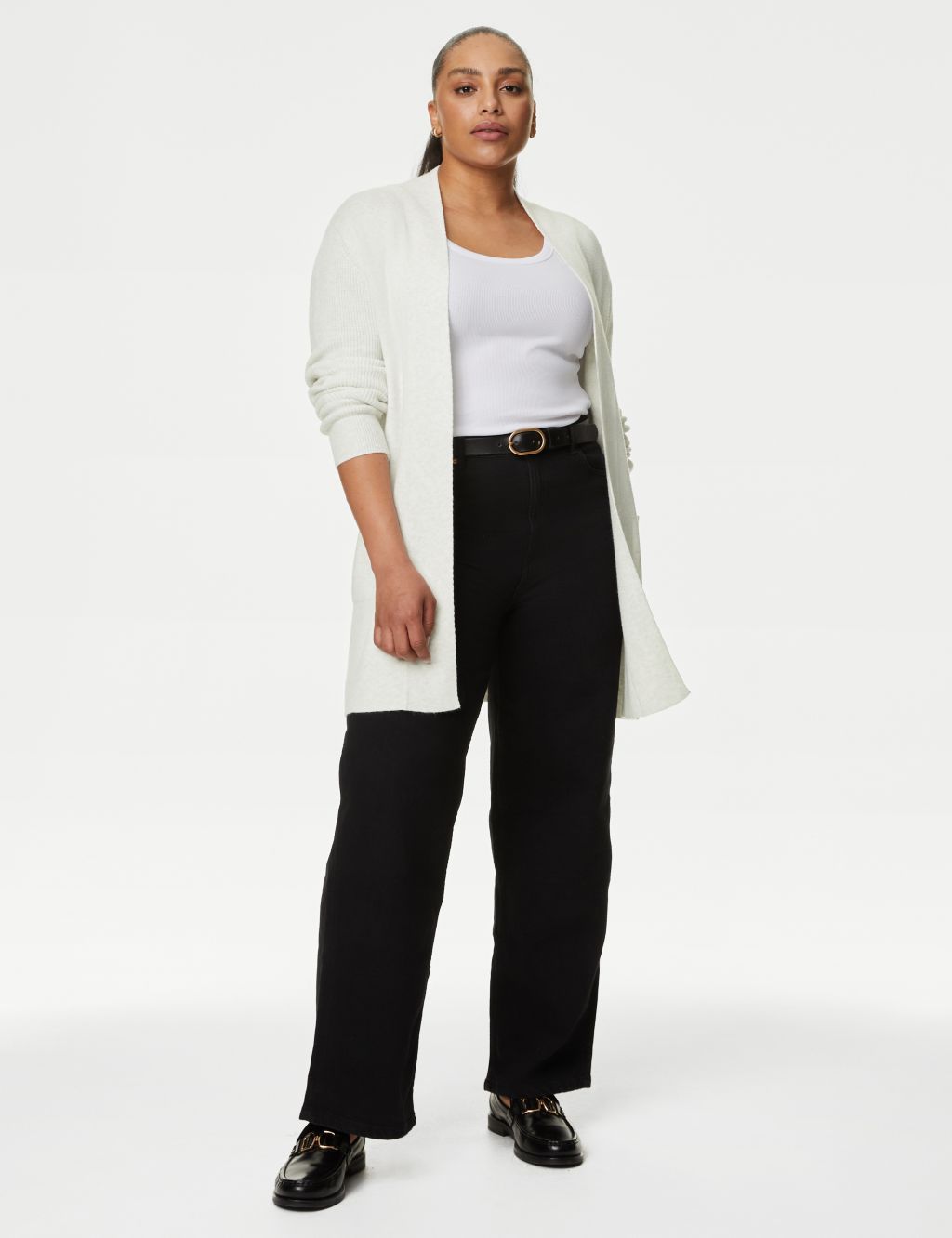 Soft Touch Knitted Longline Cardigan image 2